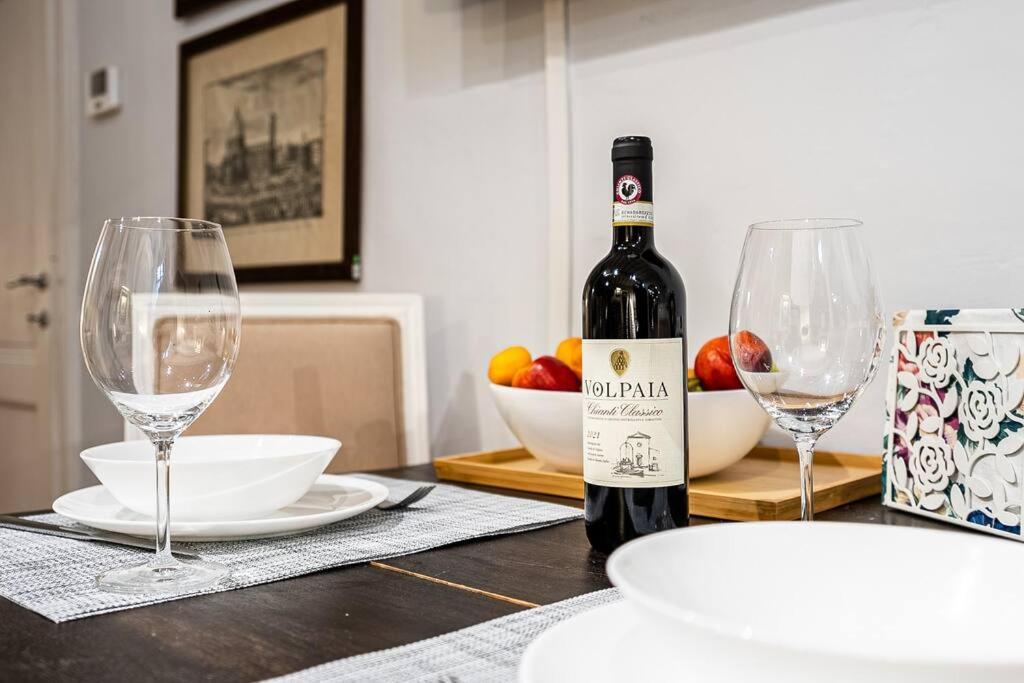 Elegante Casa Ai Piedi Di Piazzale Michelangelo Leilighet Firenze Eksteriør bilde
